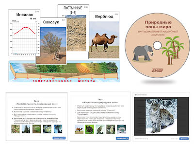 Интерактивный наглядный комплекс "Природные зоны мира"